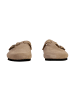 natural world Lederpantoletten Beige