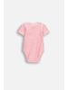 Coccodrillo Baumwollbody mit kurzen Ärmeln in gedämpftes Rosa