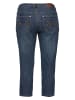 sheego Caprijeans in dark blue Denim