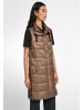 Basler Longweste Vest in TAUPE