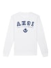 F4NT4STIC Unisex Sweatshirt Ahoi Knut & Jan Hamburg in weiß