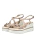 Nero Giardini Sandalen in Beige/Weiß