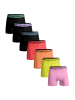 Muchachomalo 7er-Set: Boxershorts in Black/Black/Black/Pink/Orange/Yellow/Pink