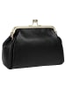Cluty Abendtasche echt Leder in schwarz