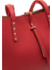 Usha Leder Shopper in Rot