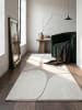 KADIMA DESIGN Läufer Abstrakt pflegeleicht Wohnzimmer Schlafzimmer Flur Esszimmer in Creme