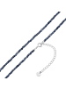 Glanzstücke München Kette aus Sterling Silber mit Chalcedon in blau