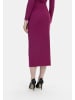 myMo at night Damen Jersey Midirock in Fuchsia