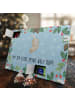 Mr. & Mrs. Panda Tee Adventskalender Otter Kopfüber mit Spruch in Eisblau
