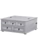 ebuy24 Couchtisch New Mexico Grau 92 x 92 cm
