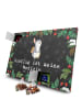 Mr. & Mrs. Panda Tee Adventskalender Pinguin Ausflug mit Spruch in Kreidetafel