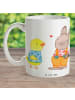 Mr. & Mrs. Panda Kindertasse Ostern Freundschaft ohne Spruch in Weiß