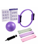 relaxdays 6-tlg. Pilates Set in Lila