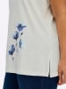 sheego Shirt in ecru-tiefblau-bedruckt