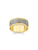 Thomas Sabo Ring Blau Mit Kosmischen Symbolen in gold, blau