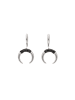 gaya Women Earrings in Silver Black
