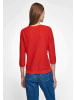 PETER HAHN 3/4 Arm-Pullover cotton in ROT