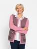 WITT WEIDEN Strickjacke in altrosa-graphit-gemustert