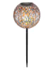 Globo lighting Solarleuchte "SOLARLEUCHTE METALL gray, 1XLED" in gray