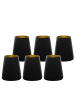 Stölzle 6er Set Becher Power in 380 ml in Schwarz-Gold