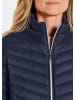 GOLDNER Kurzgröße:  Herbstjacke mit Daunen, Stehkragen in marine