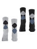 Burlington Socken 2er Pack in Schwarz/Grau/Blau