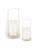 ebuy24 Kerzenhalter Storma Beige 18 x 18 cm