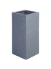 Beliani Outdoor Blumentopf DION in Grau - (W) 33 x (H) 70 x (L) 33 cm