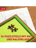 ROTH Puzzle-Adventskalender für Minis, 54 Teile in Bunt