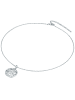 Lulu & Jane Kette Funkelnde Blätteraus Sterling Silber Zirkonia in silber