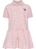 Hummel Kinder Sportshirt "Hmlmini Reg Flower Polo Dress S/S" in Rosa