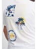BLEND T-Shirt BHBtee 20717099 BB cooles T-shirt mit Print in weiß