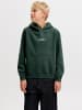 JACK & JONES Junior Kapuzenpullover in Scarab