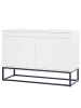 home24 Waschbeckenunterschrank Zaddy in Weiß