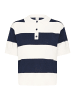 ICHI Kurzarm-Bluse IHLULS Loose fit in WIDE TOTAL EC WHITE STRIPE