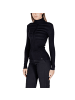 Morgan de Toi Schwarz Viskose Rollkragenpullover