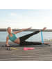 relaxdays Yogamatte in Schwarz - (B)60 x (H)1 x (T)180 cm
