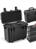 tectake Kamerakoffer Al 41 x 22 x 34 cm, schwarz