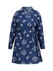 DreiMaster Damen Kleid in Marine Wollweiss