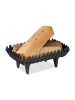 relaxdays Kaminrost in Schwarz - (B)37 x (H)15 x (T)26 cm