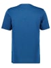 Ragman Softknit T-Shirt V-Ausschnitt in Blau