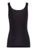 Hanro Tank Top Cotton Seamless in Schwarz