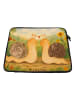 Mr. & Mrs. Panda Laptoptasche Schnecken Liebe Design ohne Spruch in Weiß