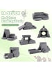 COSTWAY 14 teiliges modulares Kindersofa in Grau