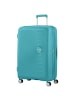 American Tourister Soundbox - 4-Rollen-Trolley 77 cm erw. (gelb) in turquoise tonic