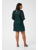 KAFFE curve Jerseykleid KClaila A-shape in Dark Green Sequin