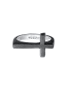 KUZZOI Ring 925 Sterling Silber Kreuz in Grau