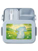Mr. & Mrs. Panda Lunchbox Elefant Seifenblasen Design ohne Spruch in Blau Pastell