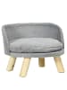 Pawhut Hundesofa Grau 40,5L x 40,5B x 33H cm