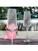 Mr. & Mrs. Panda Sektglas Giraffe Zufrieden ohne Spruch in Transparent